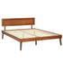 Artiss Bed Frame Queen Size Wooden Bed Base Walnut SPLAY-Furniture > Bedroom > Beds & Bed Frames-PEROZ Accessories