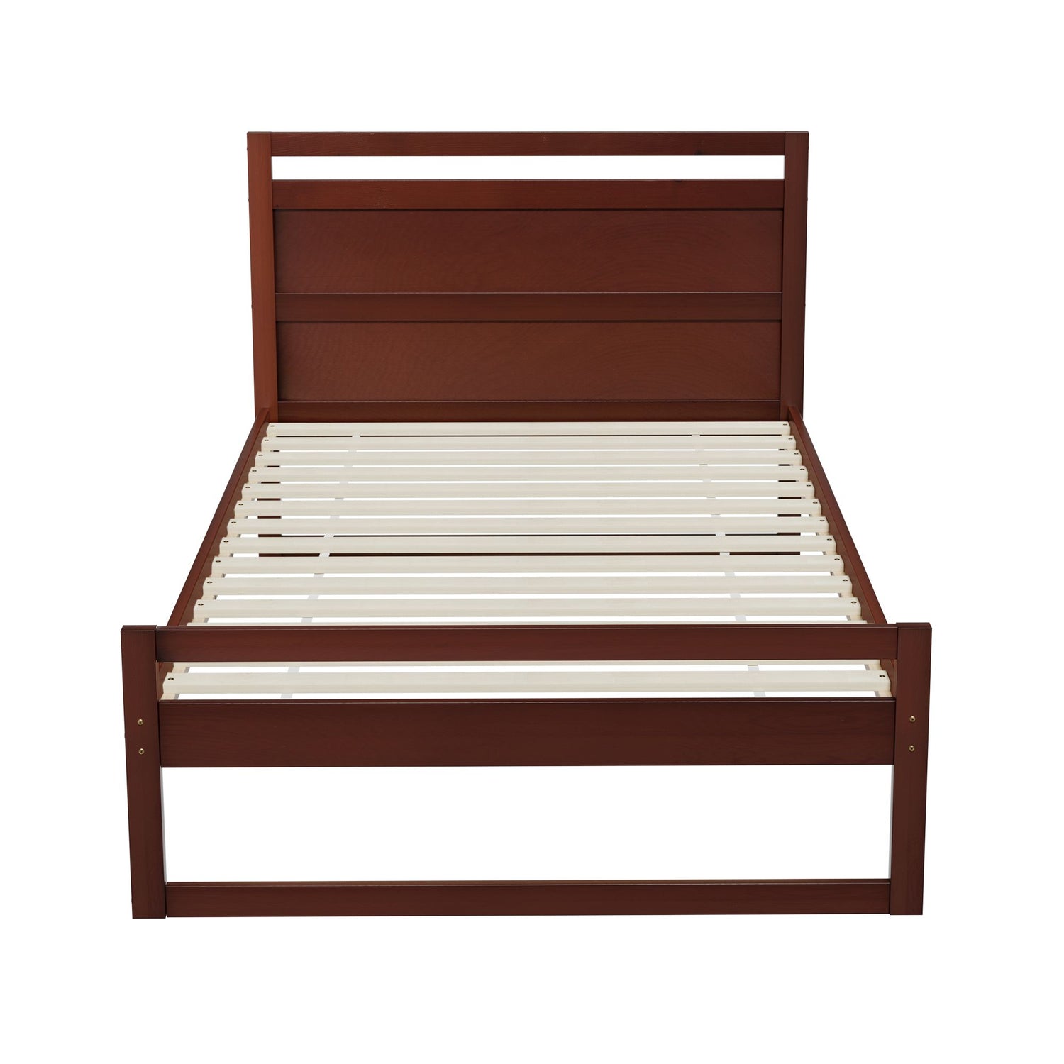 Artiss Bed Frame King Single Size Wooden Walnut WITTON-Furniture > Bedroom-PEROZ Accessories