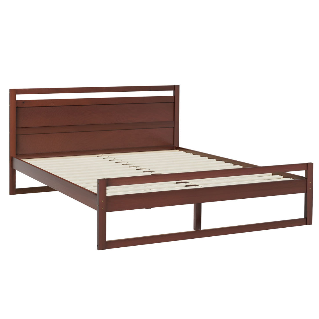 Artiss Bed Frame Queen Size Wooden Walnut WITTON-Furniture > Bedroom-PEROZ Accessories