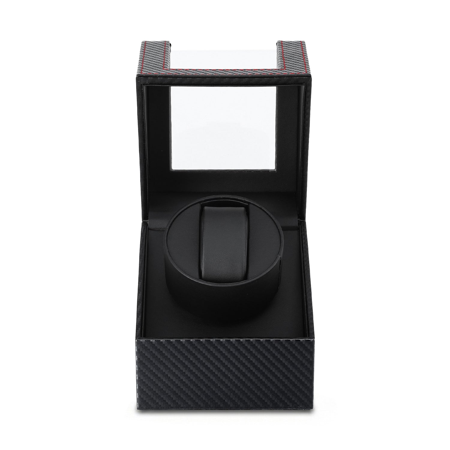 Embellir Watch Winder Box Automatic Single Quiet Carbon Fibre Black-Fashion > Men&
