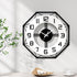 Artiss 60CM Wall Clock Octagon-Home & Garden > Decor-PEROZ Accessories