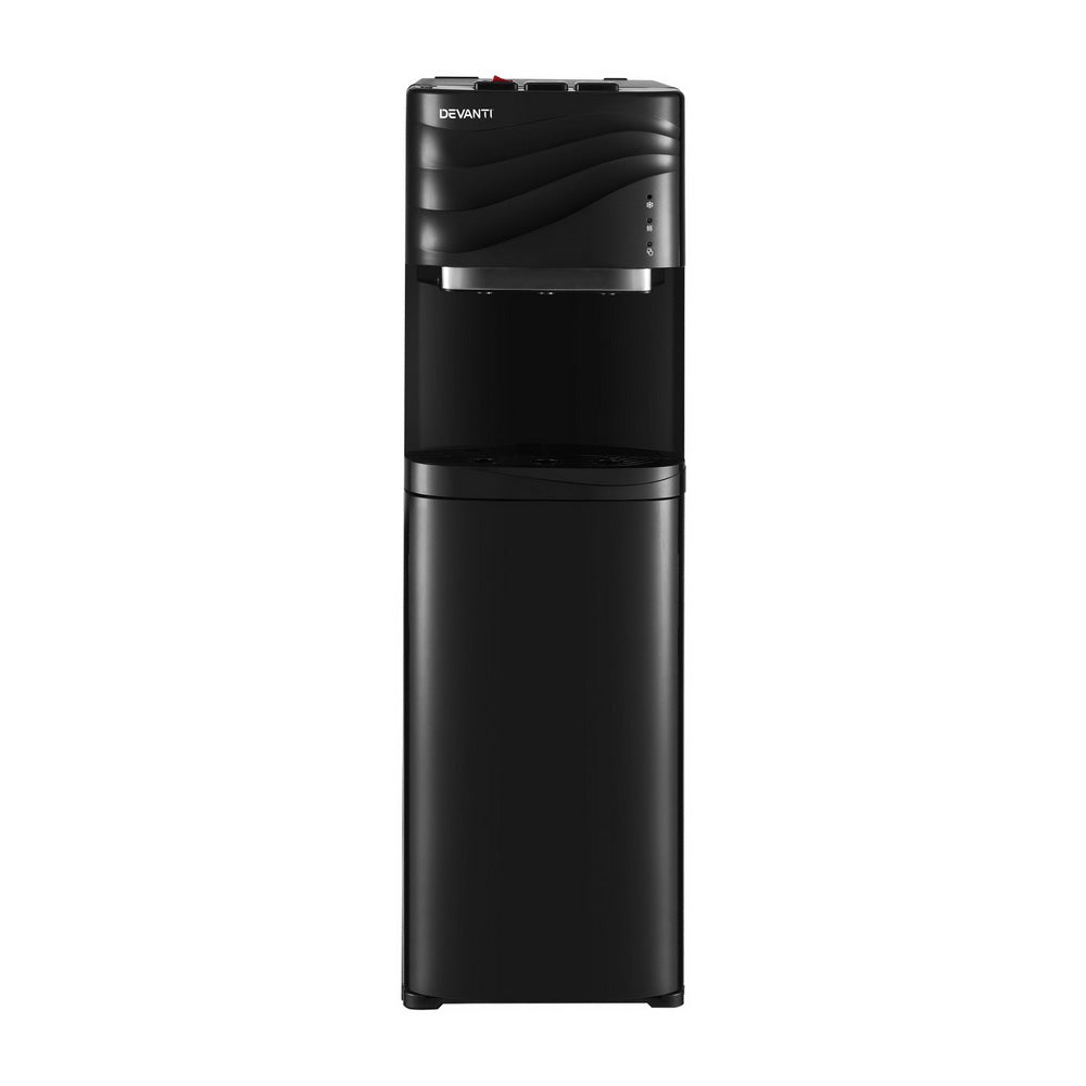 Devanti Water Cooler Dispenser Bottom Load Black-Appliances &gt; Kitchen Appliances &gt; Water Dispensers-PEROZ Accessories