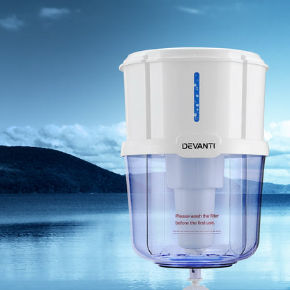 Devanti Water Cooler Dispenser 15L Filter Bottle-Appliances &gt; Kitchen Appliances-PEROZ Accessories