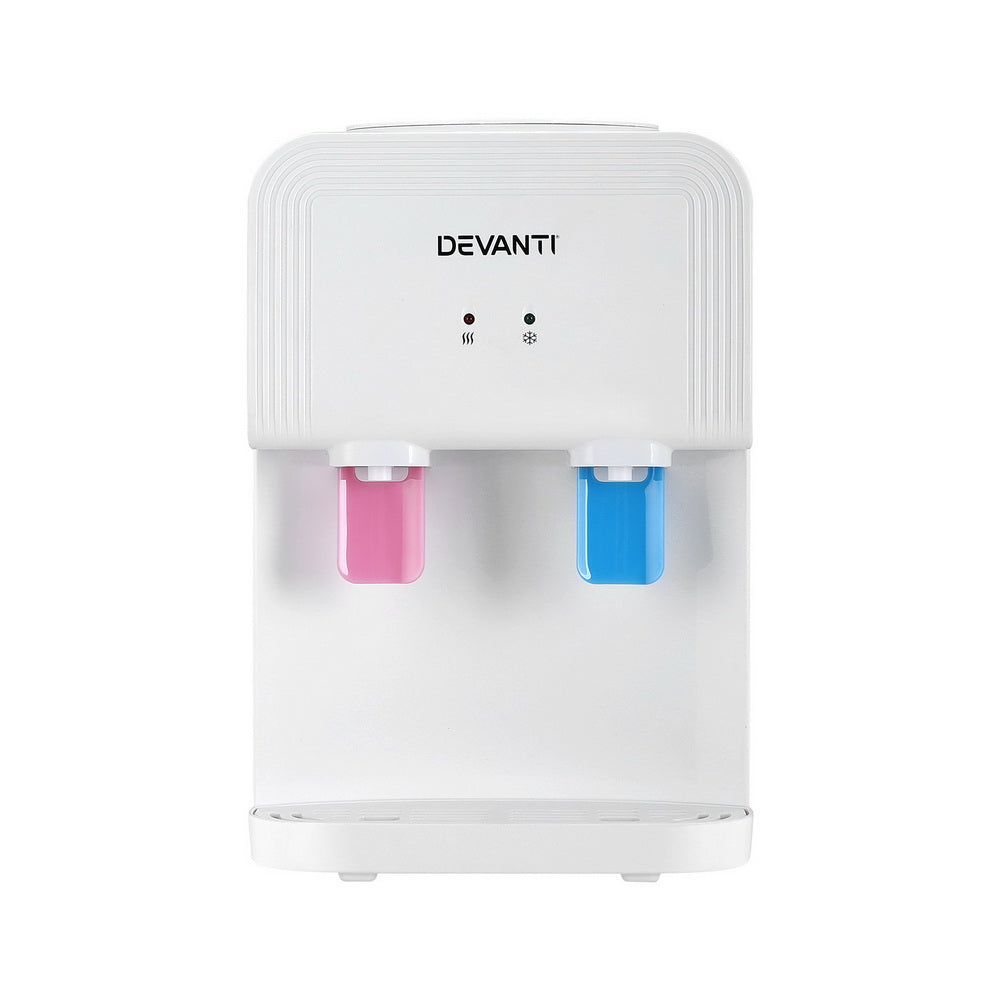 Devanti Water Cooler Dispenser Bench Top White-Appliances &gt; Kitchen Appliances-PEROZ Accessories