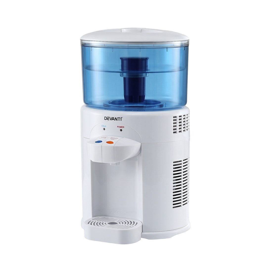 Devanti 5L Bench Top Water Cooler Dispenser with Filter 2 Taps Countertop Water Purifier-Appliances > Kitchen Appliances > Water Dispensers-PEROZ Accessories