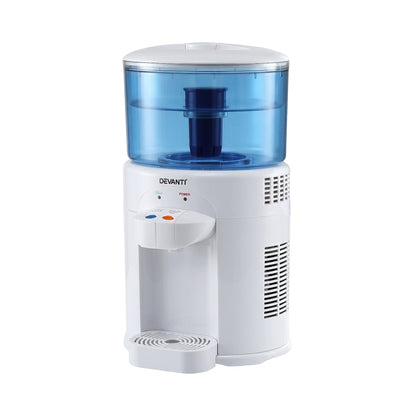 Devanti 5L Bench Top Water Cooler Dispenser with Filter 2 Taps Countertop Water Purifier-Appliances > Kitchen Appliances > Water Dispensers-PEROZ Accessories