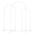 Wedding Arch Backdrop Stand Set of 3 Metal Wedding Arched Frame White, Easy to Assemble, Stable Balloon Arch Standfor Wedding, Baby Shower, Party Decoration-Occasions > Wedding Accessories > Other Wedding Decorations-PEROZ Accessories