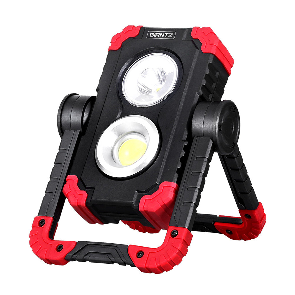 Giantz Work Light Rechargeable Torch USB Cordless LED Lamp 360°Rotation Folding-Electronics &gt; USB Gadgets-PEROZ Accessories