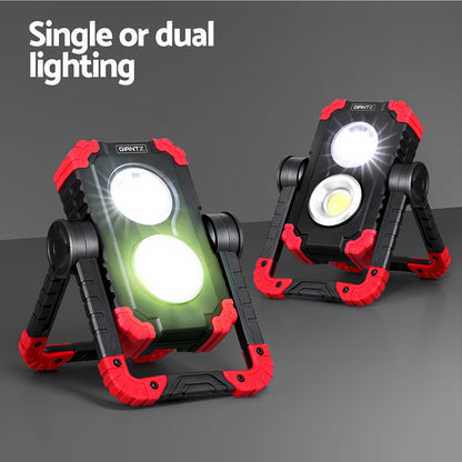 Giantz Work Light Rechargeable Torch USB Cordless LED Lamp 360°Rotation Folding-Electronics &gt; USB Gadgets-PEROZ Accessories
