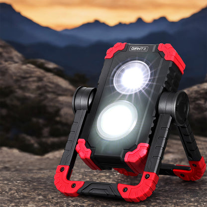 Giantz Work Light Rechargeable Torch USB Cordless LED Lamp 360°Rotation Folding-Electronics &gt; USB Gadgets-PEROZ Accessories
