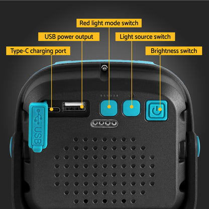 Giantz Work Light Torch Rechargeable USB Cordless Magnetic LED Lamp Charging-Electronics &gt; USB Gadgets-PEROZ Accessories