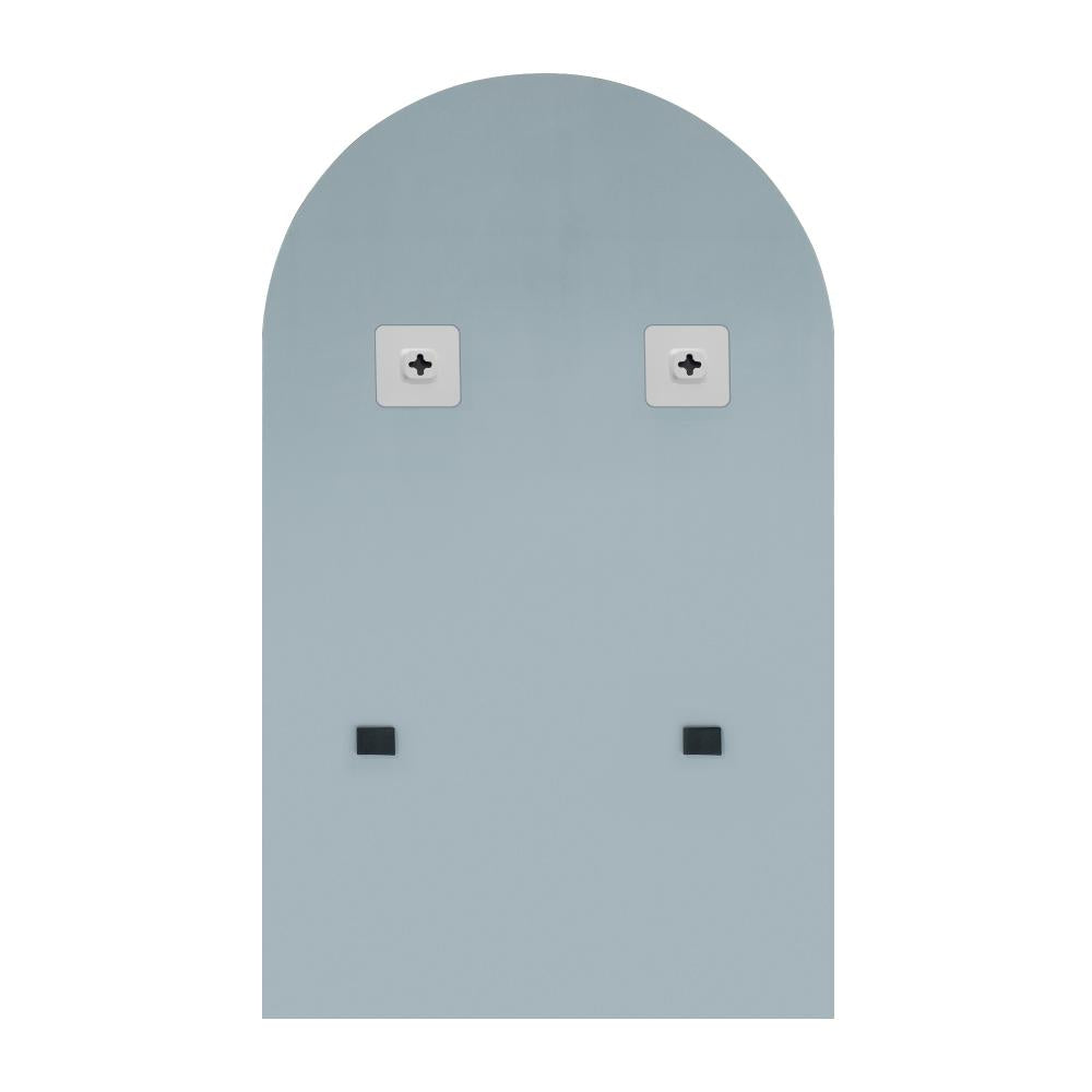 Oikiture Wall Mirrors 86x50cm Arched Frameless-Wall Mirrors-PEROZ Accessories