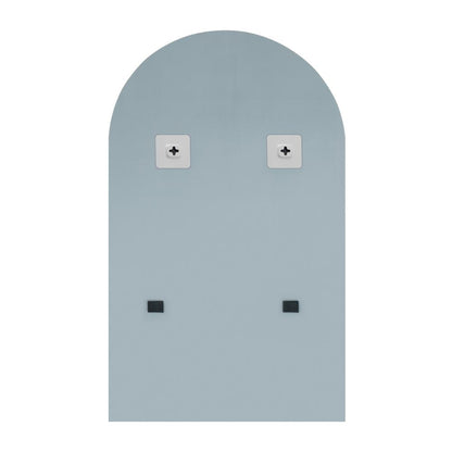 Oikiture Wall Mirrors 86x50cm Arched Frameless-Wall Mirrors-PEROZ Accessories