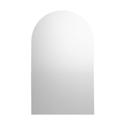 Oikiture 2X Wall Mirrors 86x50cm Arched Bathroom Frameless Mirror-Wall Mirror-PEROZ Accessories