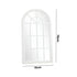 Oikiture Window Mirror Arched Wall Mirrors 76x51cm Wooden White-Window Mirror-PEROZ Accessories