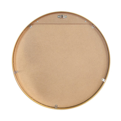 Oikiture Wall Mirror Round 50cm Gold-Wall Mirror-PEROZ Accessories