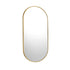 Oikiture Wall Mirrors Oval Gold 84x50cm-Wall Mirrors-PEROZ Accessories
