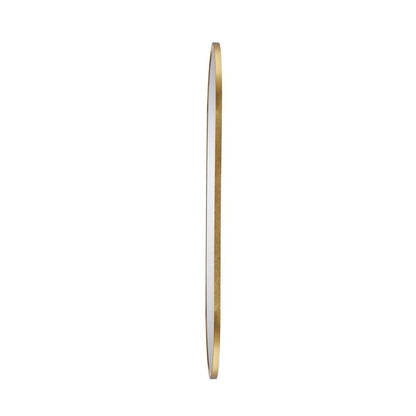 Oikiture Wall Mirrors Oval Gold 84x50cm-Wall Mirrors-PEROZ Accessories