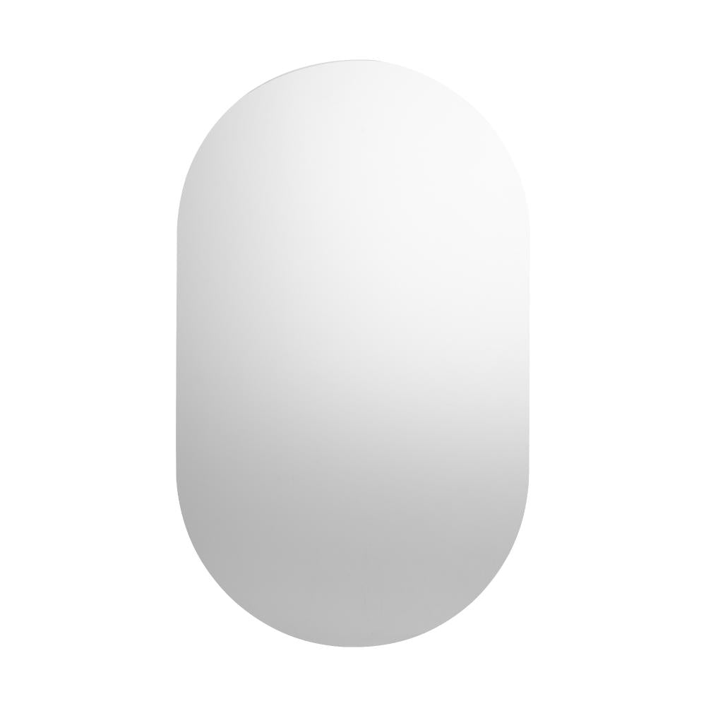 Oikiture Wall Mirrors Oval Frameless 84x50cm-Wall Mirrors-PEROZ Accessories