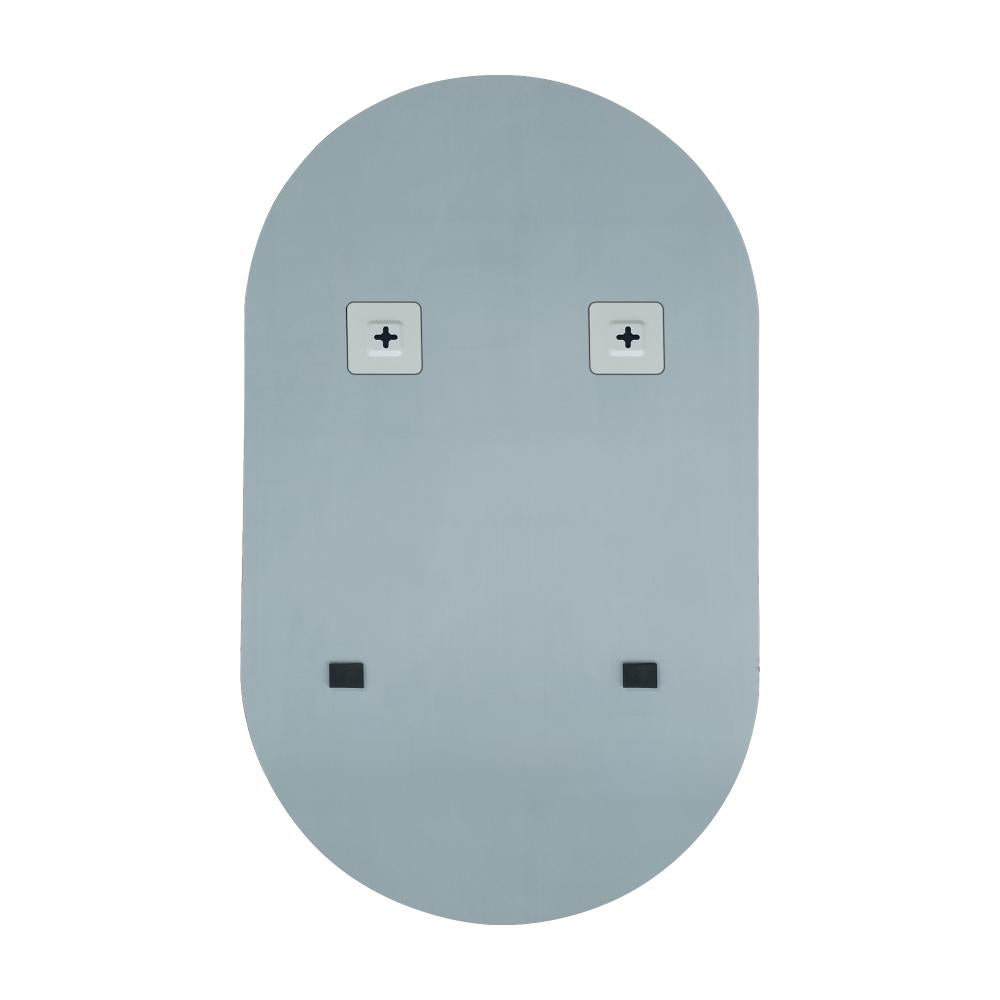 Oikiture Wall Mirrors Oval Frameless 84x50cm-Wall Mirrors-PEROZ Accessories