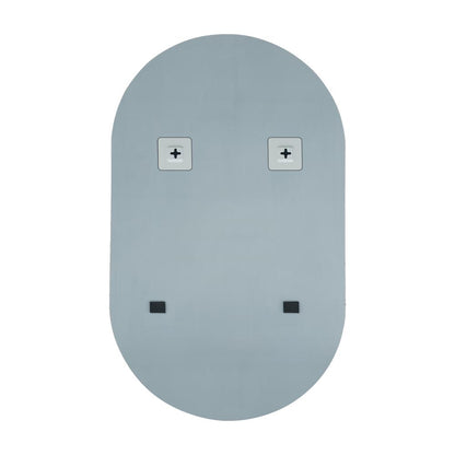 Oikiture Wall Mirrors Oval Frameless 84x50cm-Wall Mirrors-PEROZ Accessories