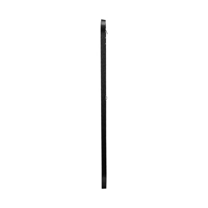 Oikiture Wall Mirrors Black Metal Frame 65x50cm Rectangle-Wall Mirrors-PEROZ Accessories