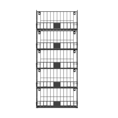Artiss 5 Tier Stackable Closet Organizers and Storage Closet Hanging Storage Organizer Shelves-Home &amp; Garden > Storage > Clothing &amp; Wardrobe Storage-PEROZ Accessories