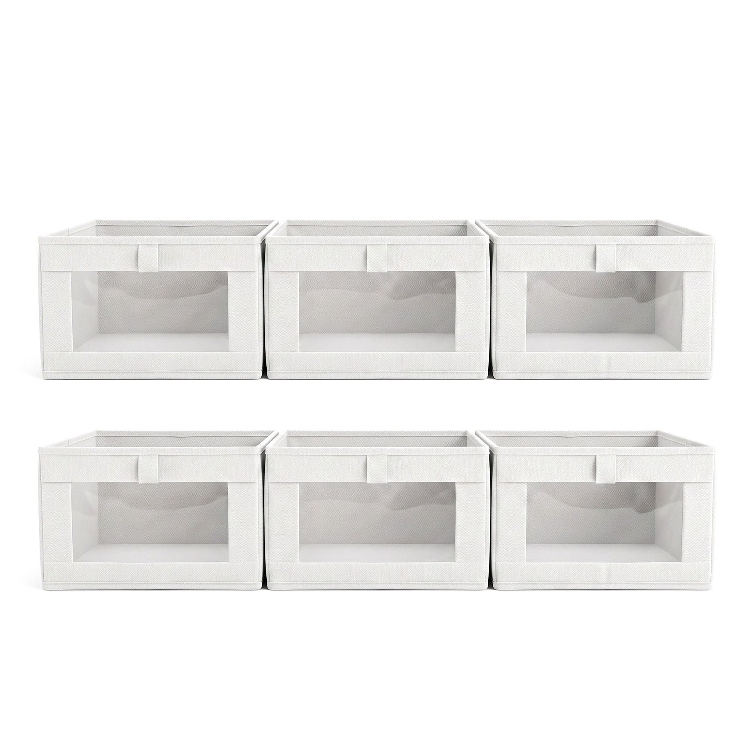Artiss 6 Pack Linen Closet Organizers and Storage Foldable Clothing Bins