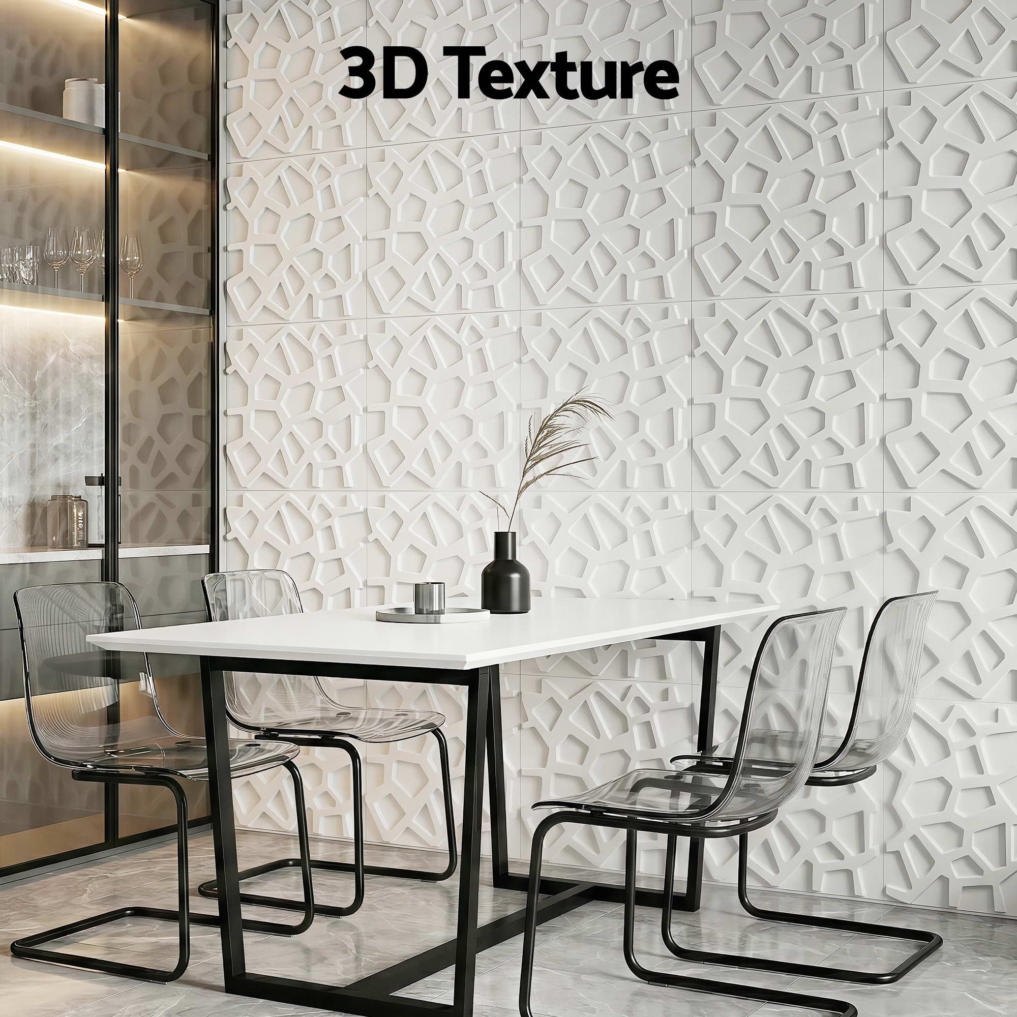 Artiss 3D Wall Panels PVC Decorative Panels 50x50cm Set of 15 Feature Wall Poly-Home &amp; Garden > Decor > Wallpaper-PEROZ Accessories