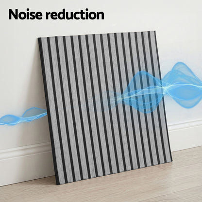 Artiss 10PCS Peel and Stick Wall Panels Tiles 68X68CM Self Adhesive for Home Office Studio Grey-Home &amp; Garden > Decor > Wallpaper-PEROZ Accessories
