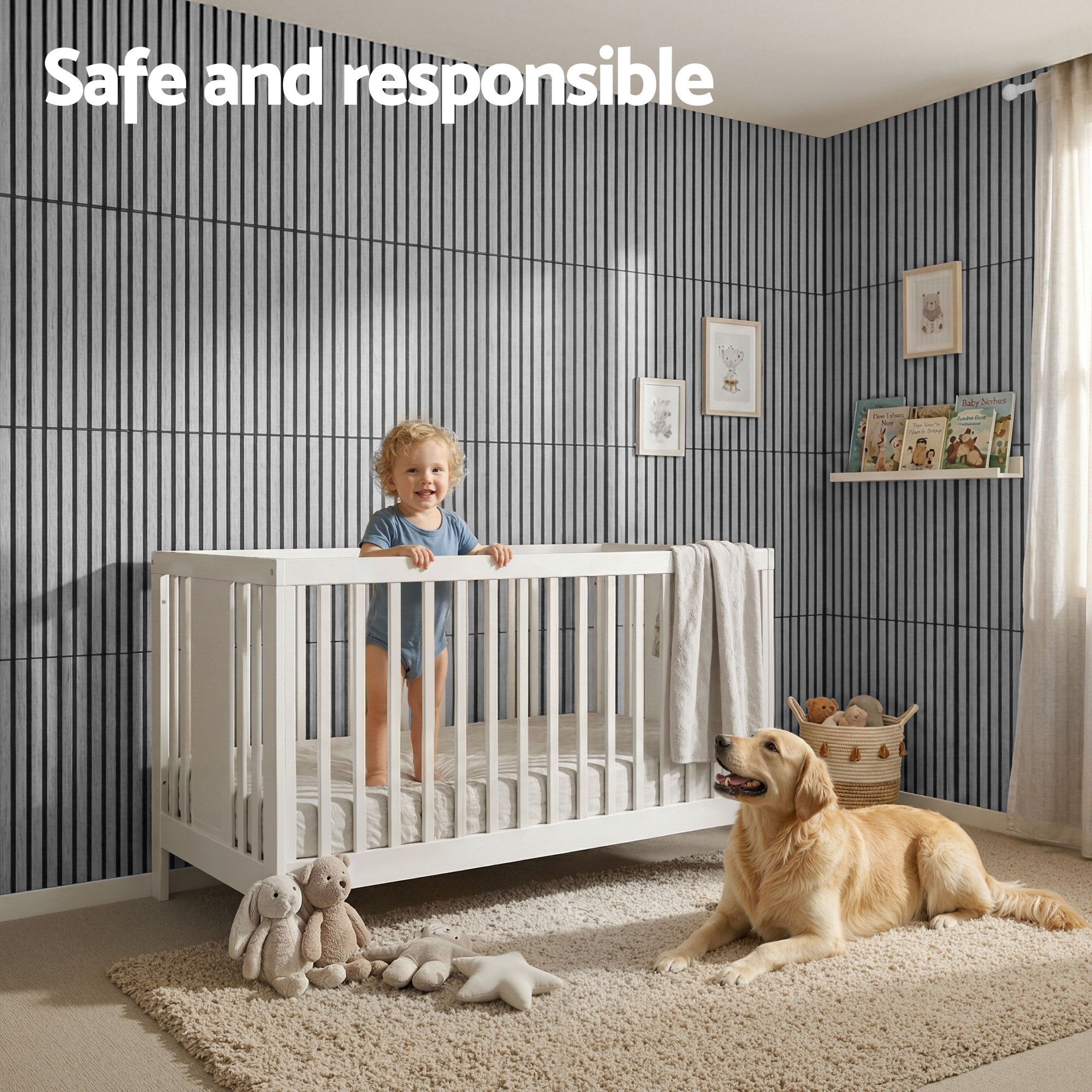 Artiss 10PCS Peel and Stick Wall Panels Tiles 68X68CM Self Adhesive for Home Office Studio Grey-Home &amp; Garden > Decor > Wallpaper-PEROZ Accessories