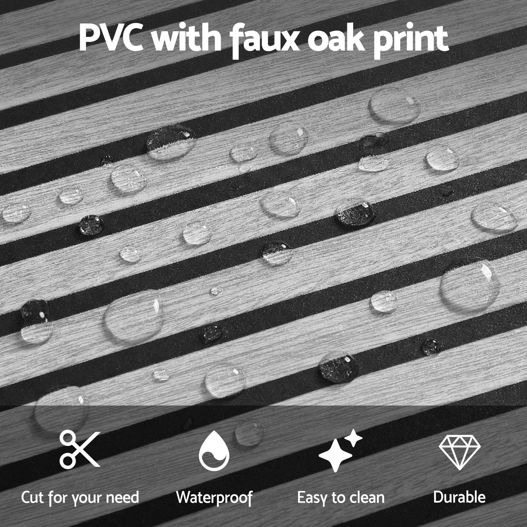 Artiss 10PCS Peel and Stick Wall Panels Tiles 68X68CM Self Adhesive for Home Office Studio Grey-Home &amp; Garden > Decor > Wallpaper-PEROZ Accessories