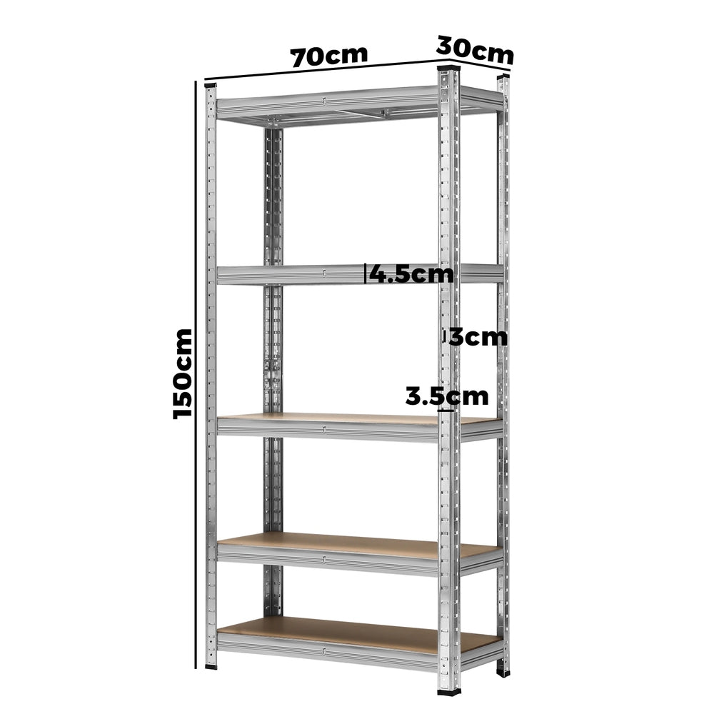 Sharptoo 3x1.5m Garage Shelving Shelves Warehouse Racking Storage Rack Pallet-Warehouse Racks-PEROZ Accessories