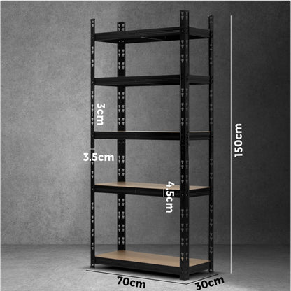 Sharptoo Garage Shelving Warehouse Shelves Storage Rack Steel Pallet Racking1.5m-Warehouse Rack-PEROZ Accessories