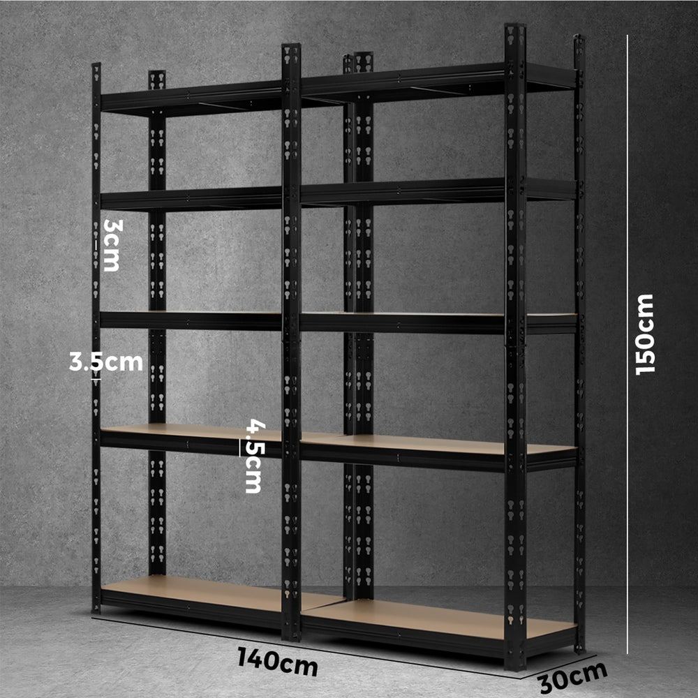 Sharptoo Warehouse Shelving Garage Shelves Storage Rack Steel Pallet Shelf1.5mx2-Warehouse Rack-PEROZ Accessories
