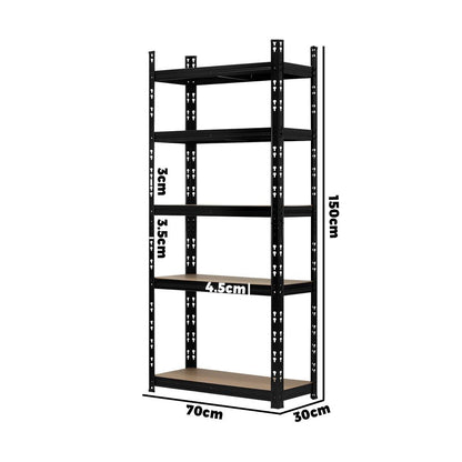 Sharptoo 3x1.5m Garage Shelving Shelves Warehouse Storage Rack Racking Pallet-Warehouse Racks-PEROZ Accessories