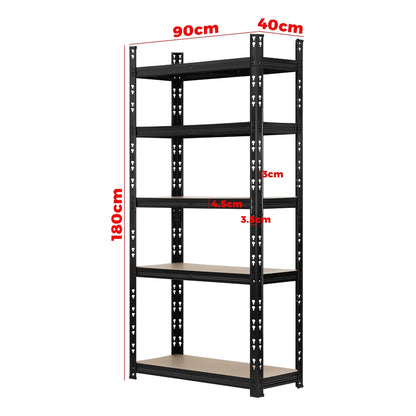 Sharptoo 2x1.8m Garage Shelving Shelves Warehouse Storage Rack Racking Pallet-Warehouse Racks-PEROZ Accessories