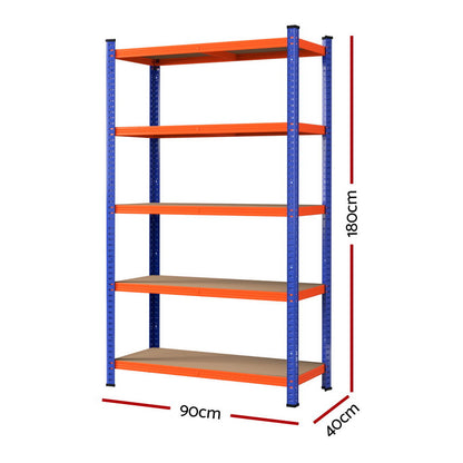 1.8M Giantz Garage Shelving Warehouse Rack-Tools &gt; Tools Storage &gt; Wall Storage Racks-PEROZ Accessories