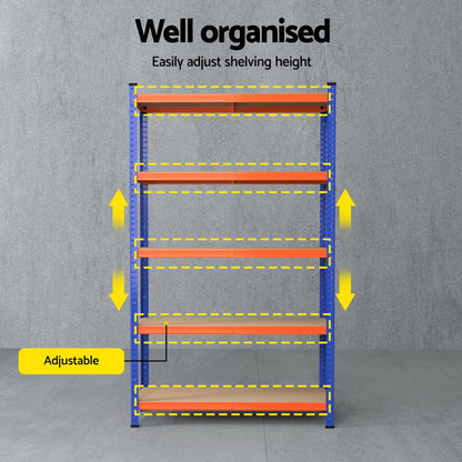 1.8M Giantz Garage Shelving Warehouse Rack-Tools &gt; Tools Storage &gt; Wall Storage Racks-PEROZ Accessories