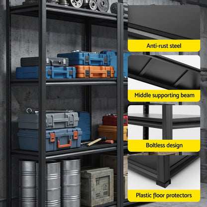 Giantz Garage Shelving 1.8X0.9m Warehouse Rack Storage Shelves Workshop Racks Steel-Tools > Tools Storage > Wall Storage Racks-PEROZ Accessories