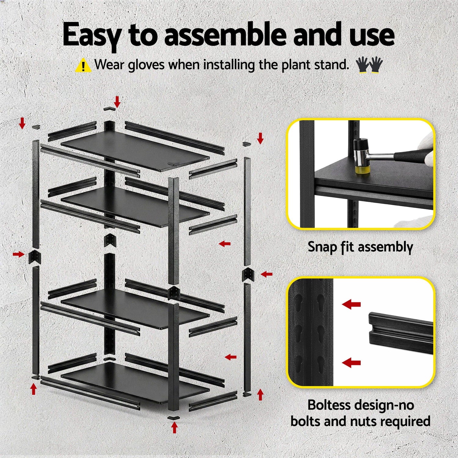 Giantz Garage Shelving 1.8X0.9m Warehouse Rack Storage Shelves Workshop Racks Steel-Tools > Tools Storage > Wall Storage Racks-PEROZ Accessories