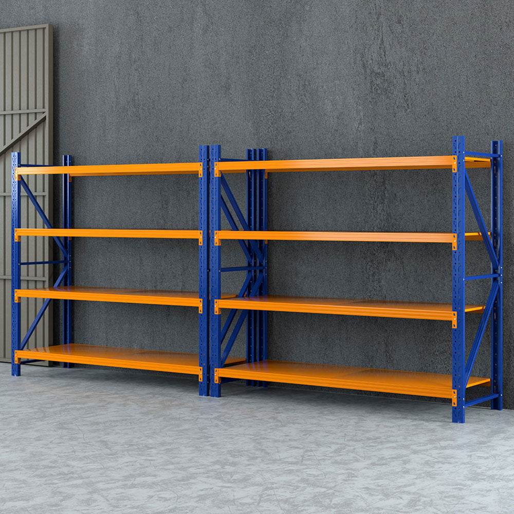 Giantz 4Mx1.8M Warehouse Shelving Garage Rack-Tools &gt; Tools Storage &gt; Wall Storage Racks-PEROZ Accessories