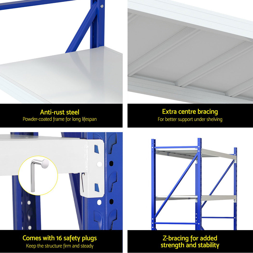Giantz 2Mx2M Warehouse Shelving Garage Rack-Tools &gt; Tools Storage &gt; Utility Trolleys-PEROZ Accessories