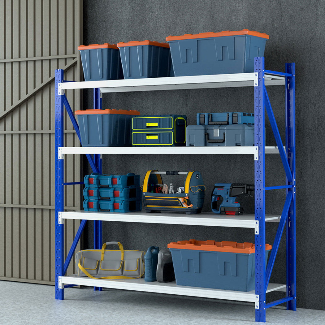 Giantz 2Mx2M Warehouse Shelving Garage Rack-Tools &gt; Tools Storage &gt; Utility Trolleys-PEROZ Accessories
