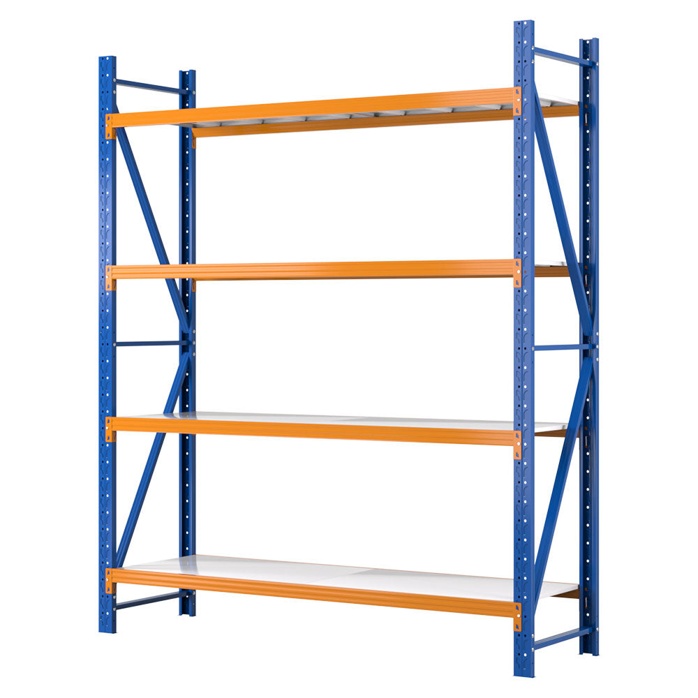 Giantz 2.4Mx2M Garage Shelving Warehouse Rack Pallet Racking Storage Shelf Blue-Tools &gt; Tools Storage &gt; Wall Storage Racks-PEROZ Accessories