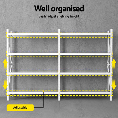 3Mx2M Giantz Garage Shelving Warehouse Rack-Tools &gt; Tools Storage &gt; Wall Storage Racks-PEROZ Accessories