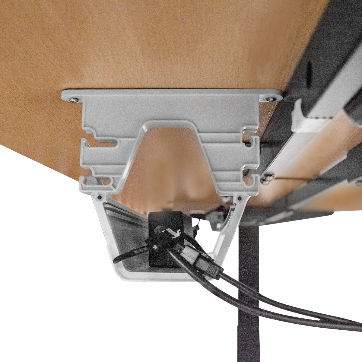 WalkingPad C2 Treadmill + ErgoDesk Automatic Standing Desk 1500mm in Oak/Black + Cable Management Tray-Walking Pad-PEROZ Accessories