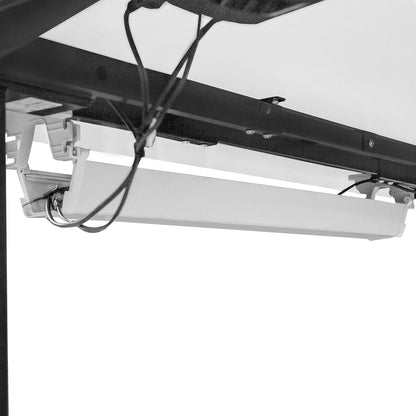 WalkingPad C2 Treadmill + ErgoDesk Automatic Standing Desk 1500mm in White/Black + Cable Management Tray-Walking Pad-PEROZ Accessories