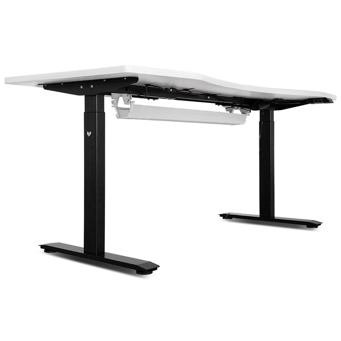 WalkingPad MC21 with Dual Motor Automatic Standing Desk 180cm in White/Black and Cable Management-Walking Pad-PEROZ Accessories