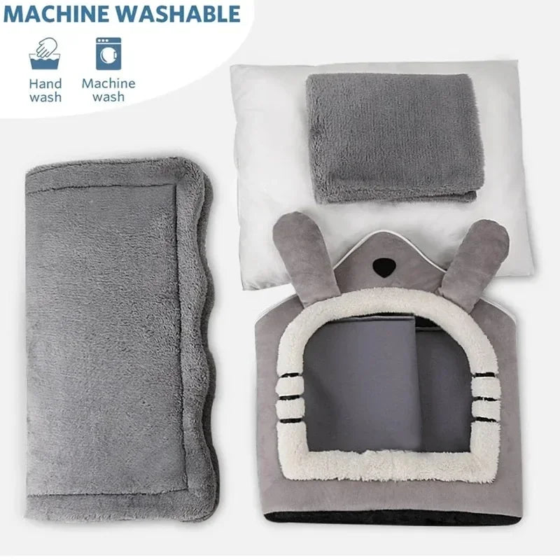 Warm Indoor Dog House Soft Pet Bed Under 40 Characters-Pet Care > Dog Supplies > Dog Beds-PEROZ Accessories